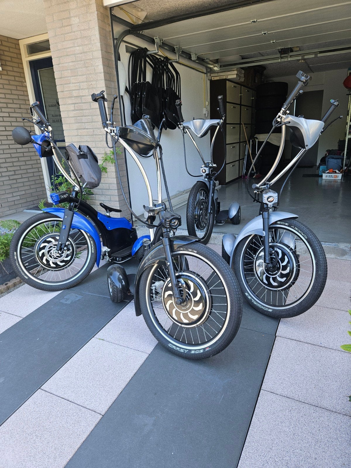 5x Qugo elektrische snorfietsen met kenteken en rijdend, Fietsen en Brommers, Ophalen, Gebruikt, Elektrisch, Overige merken