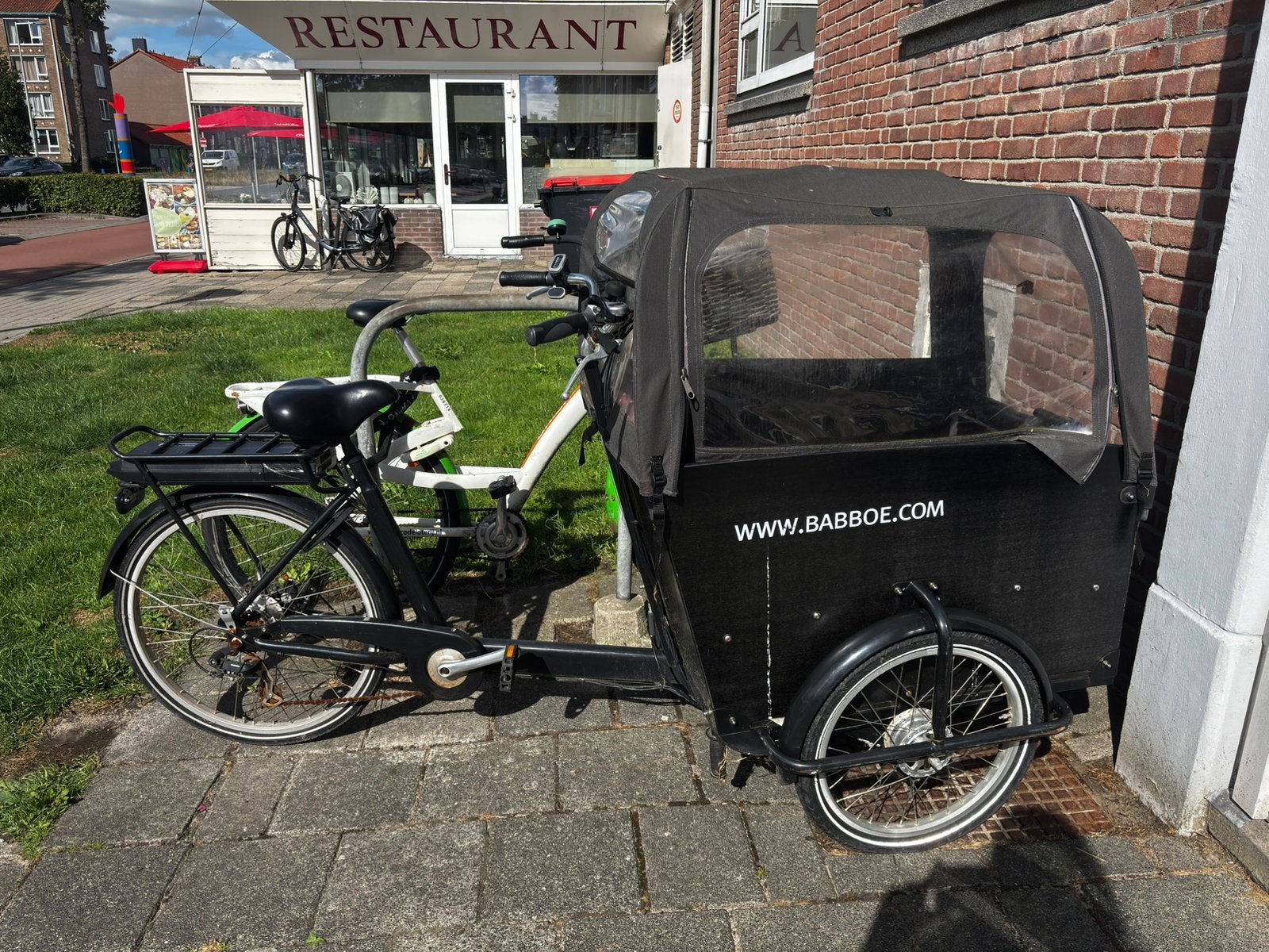 Elektrische bakfiets (defect), Fietsen en Brommers, Ophalen, Gebruikt