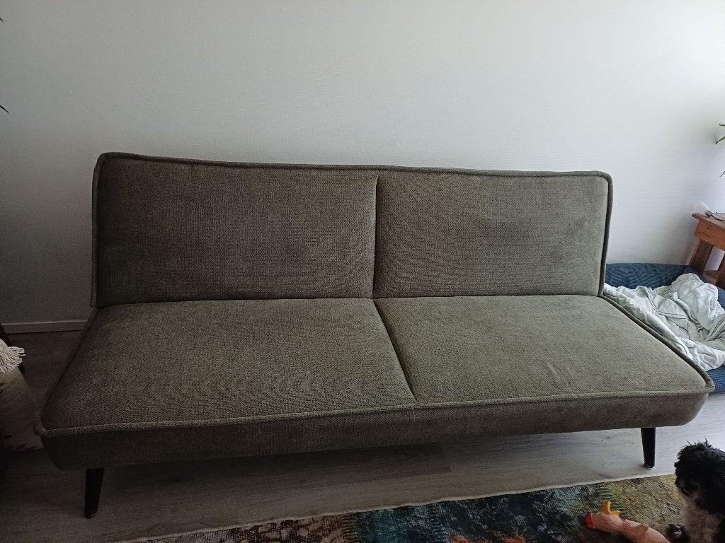 Slaapbank 50 euro, Huis en Inrichting, Ophalen, Tweepersoons, 190 cm of minder, Zo goed als nieuw