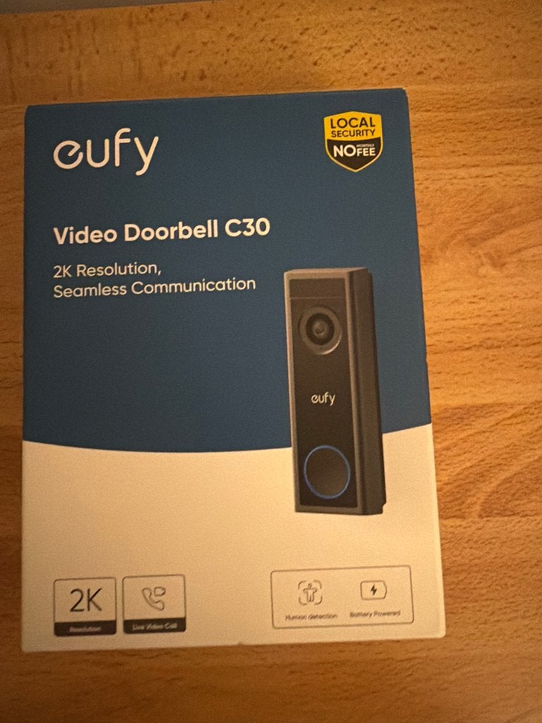 Video deurbel eufy c30 nieuw, Ophalen of Verzenden, Bewegingsdetectiesensor, Nieuw, Draadloos