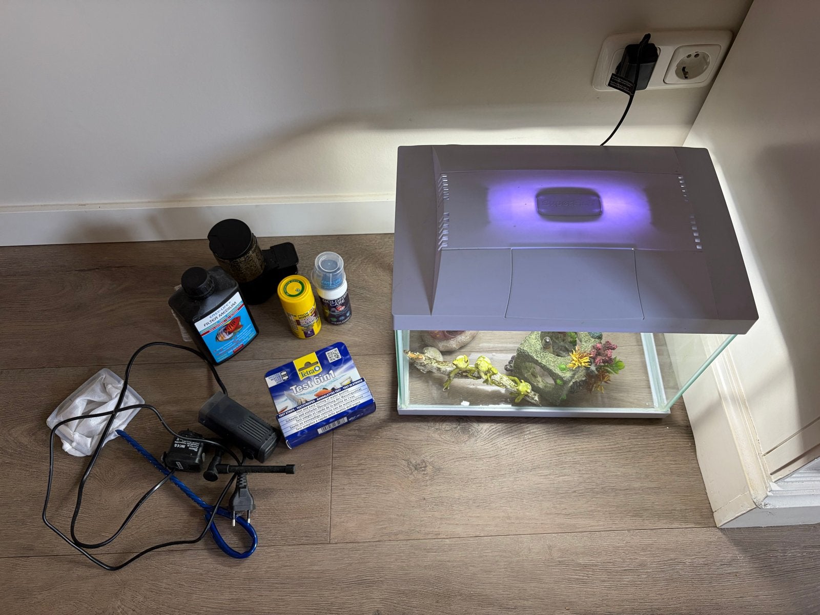 Superfish aquarium, Dieren en Toebehoren, Vissen | Aquaria en Toebehoren, Ophalen, Zo goed als nieuw, Leeg aquarium, Superfish