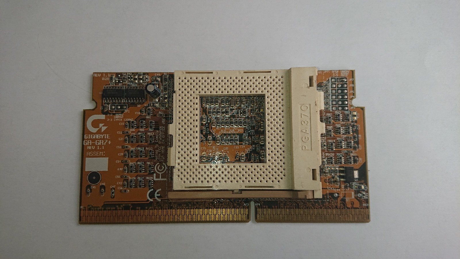 Gigabyte GA-GR7 socket 370 naar slot 1 adapter, Ophalen of Verzenden, Gigabyte