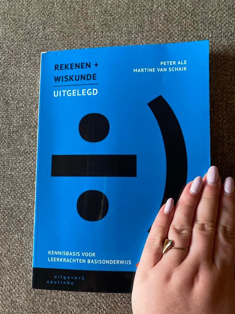 Rekenen + Wiskunde Uitgelegd - Peter Ale, Martine van Schaik, Boeken, Studieboeken en Cursussen, Zo goed als nieuw, Overige niveaus