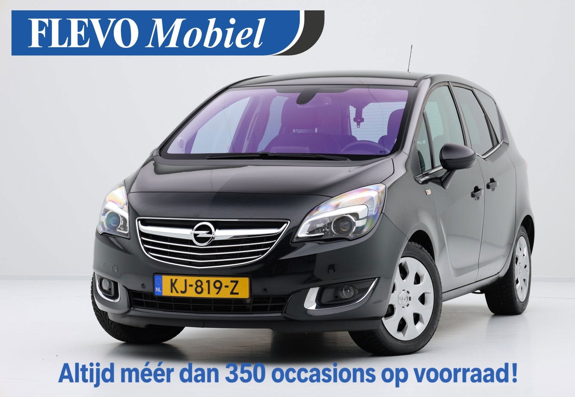 Opel Meriva 1.4 Turbo Blitz Clima|Cruise|Navi|Cam|Stoelverw, Auto's, Voorwielaandrijving, Gebruikt, 4 cilinders, Zwart