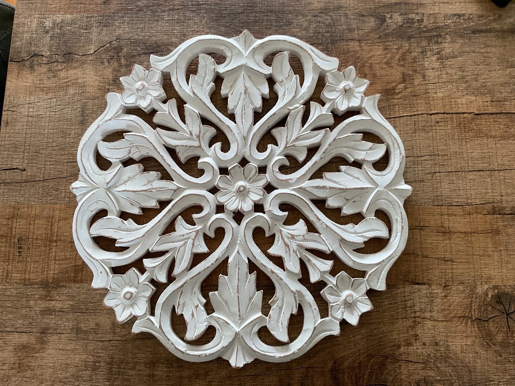 Brocante wandpaneel, Ophalen