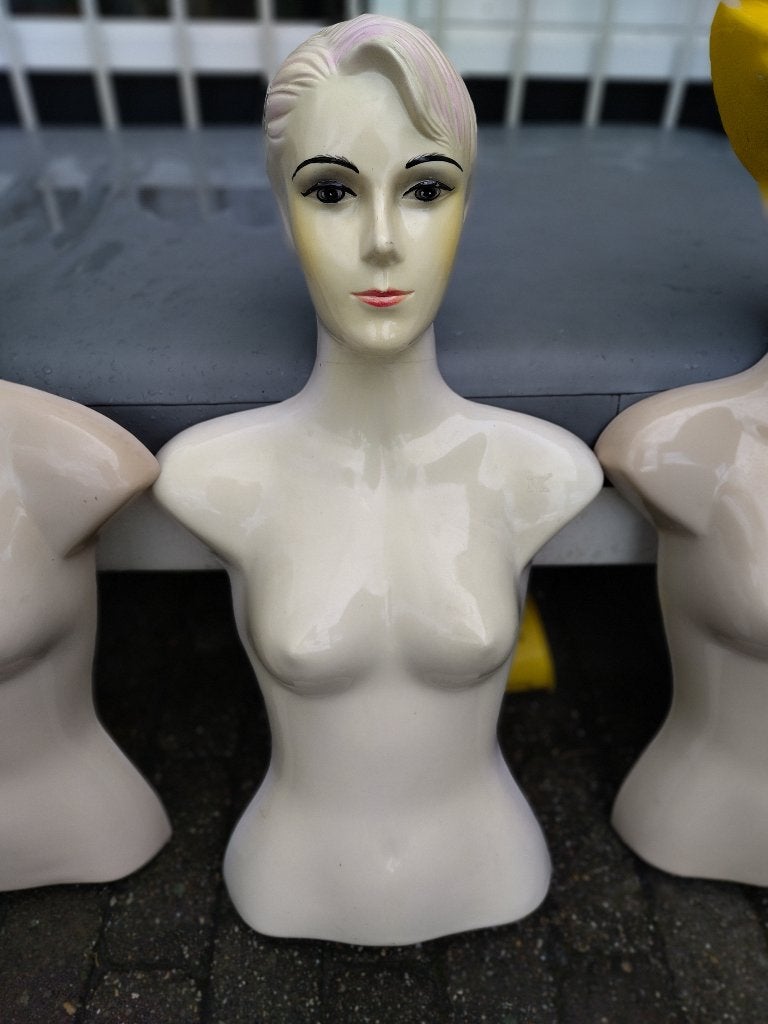 Vintage Mannequin Buste - Diverse Kleuren €40,- per stuk, Ophalen of Verzenden, Overige typen