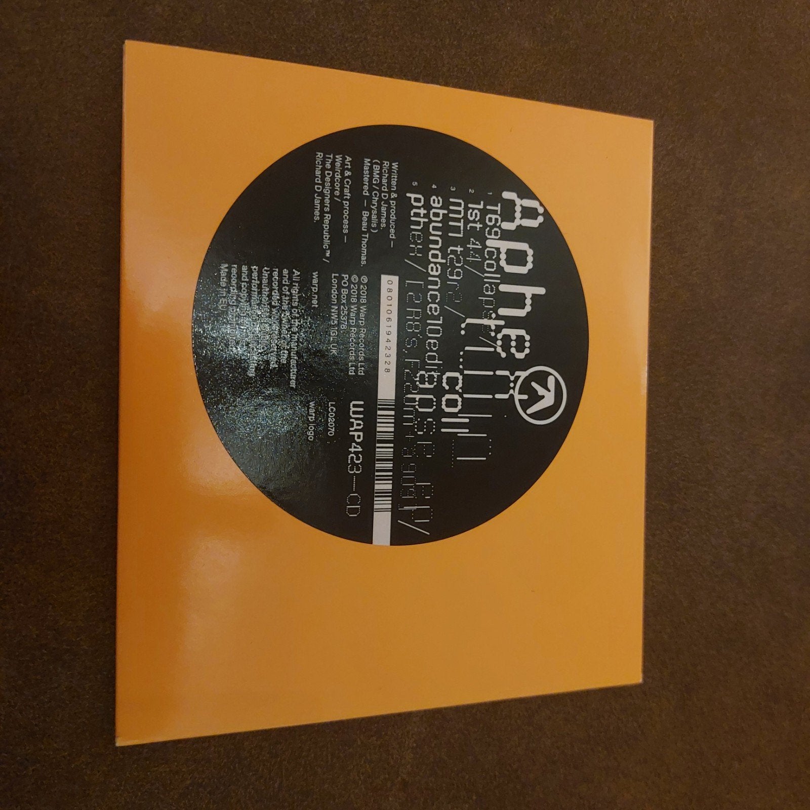 Aphex Twin - Collapse EP (CD), Ophalen of Verzenden, Zo goed als nieuw