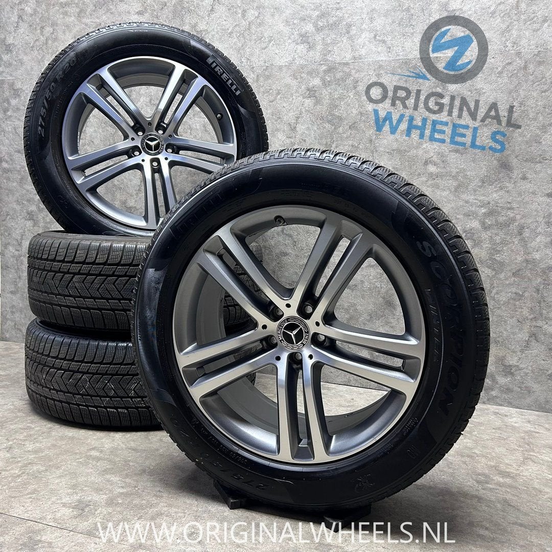20 inch originele velgen + winterbanden Mercedes GLE, Auto-onderdelen, Gebruikt, -, -, Banden en Velgen