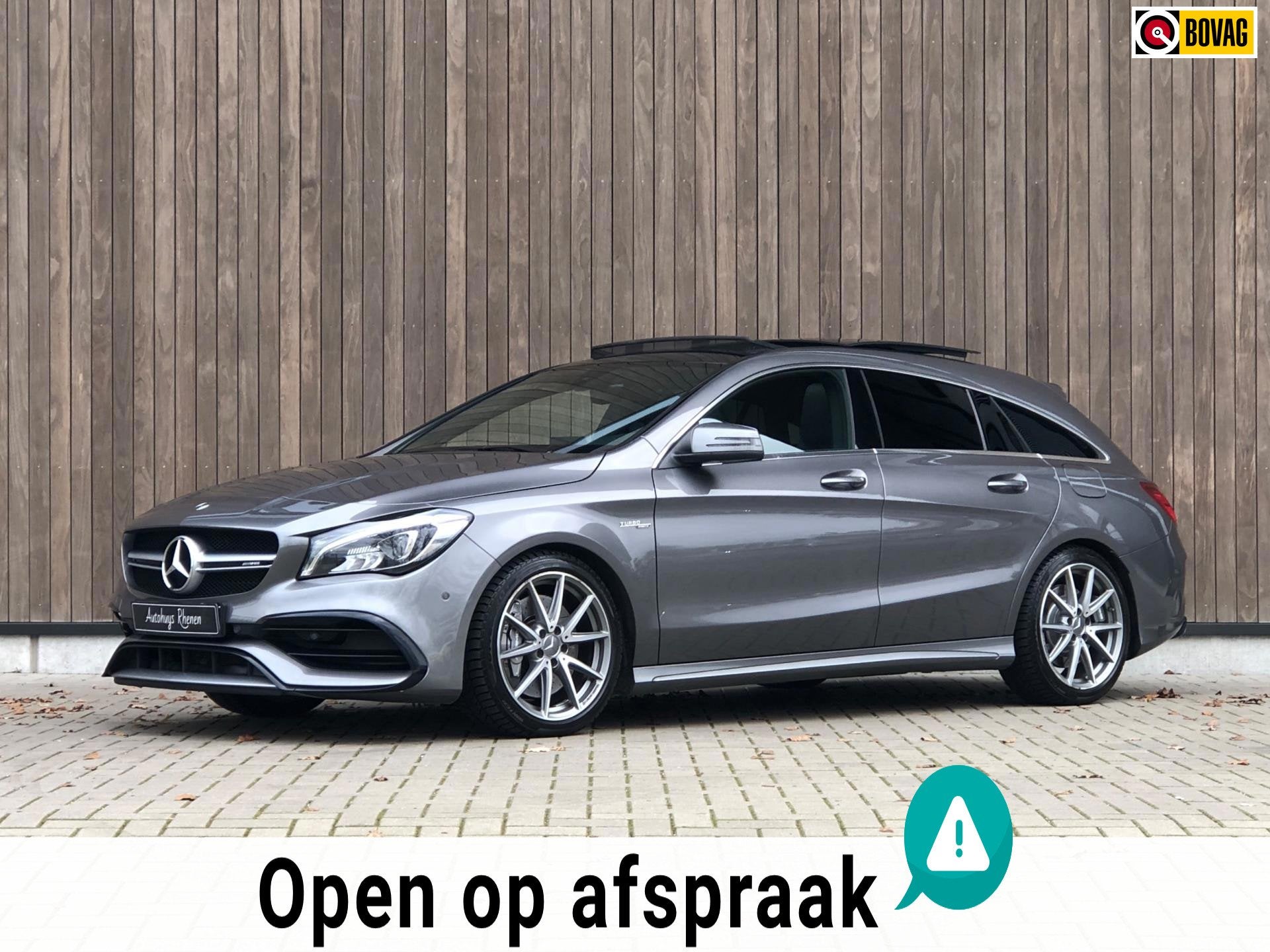 Mercedes-Benz CLA-klasse Shooting Brake CLA45 AMG 4MATIC, Gebruikt, Zwart, 4 cilinders, Vierwielaandrijving
