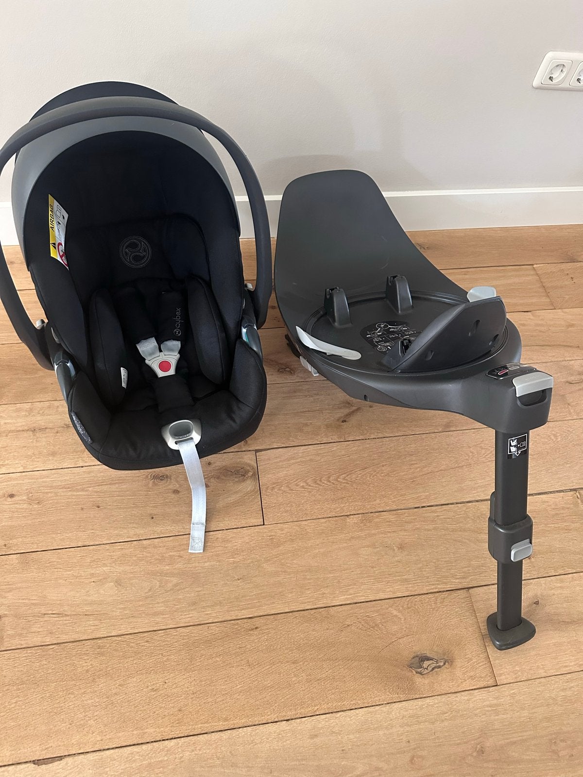 Cybex Cloud Z2 i-Size autostoel met Isofix base, Slaapstand, Zo goed als nieuw, Isofix, 0 t/m 13 kg