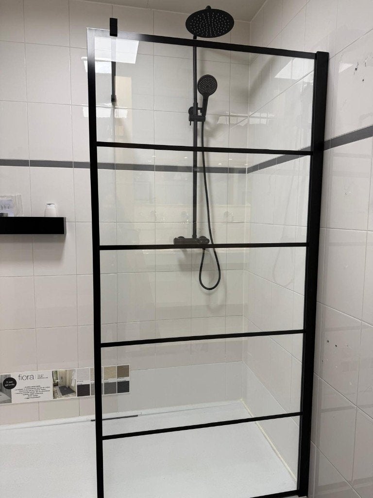 NIEUW Novellini Kuadra Inloopdouche/Douchewand 120cm., Ophalen, Nieuw, Douche