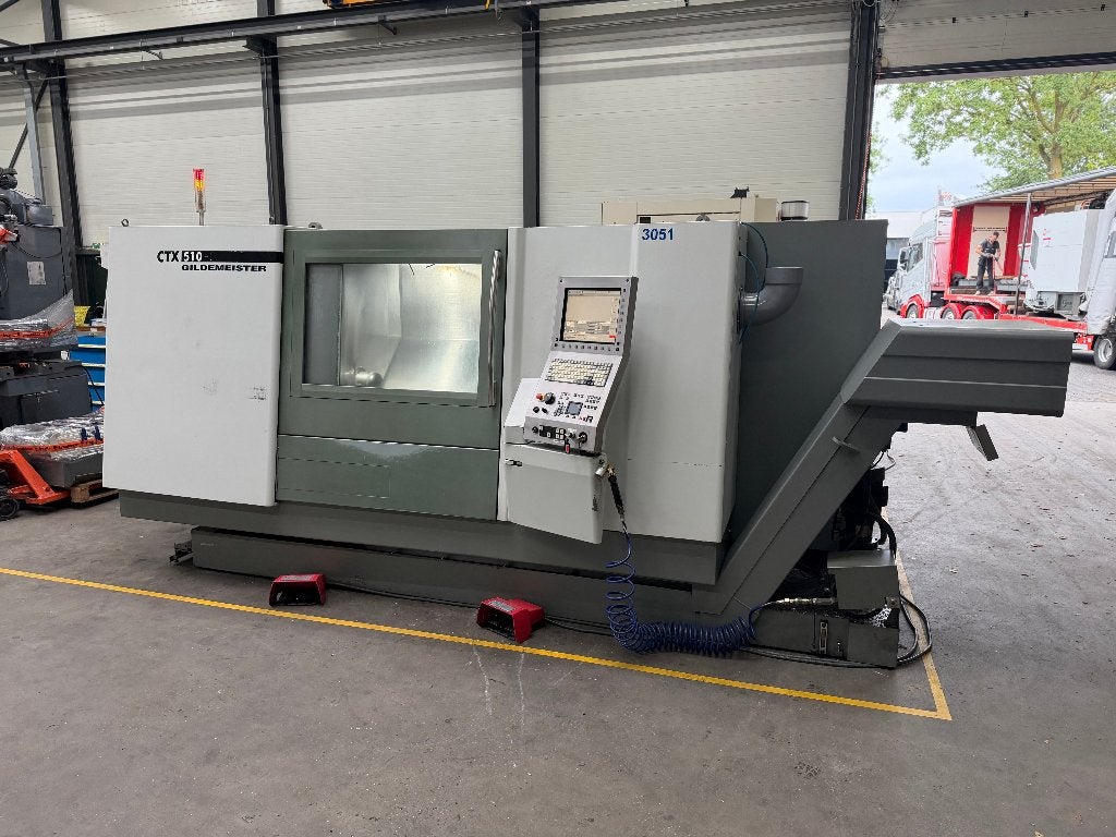 CNC-Draaibank Gildemeister CTX-510 V3, Gebruikt, 1000 mm of meer, Ophalen of Verzenden, Metaaldraaibank
