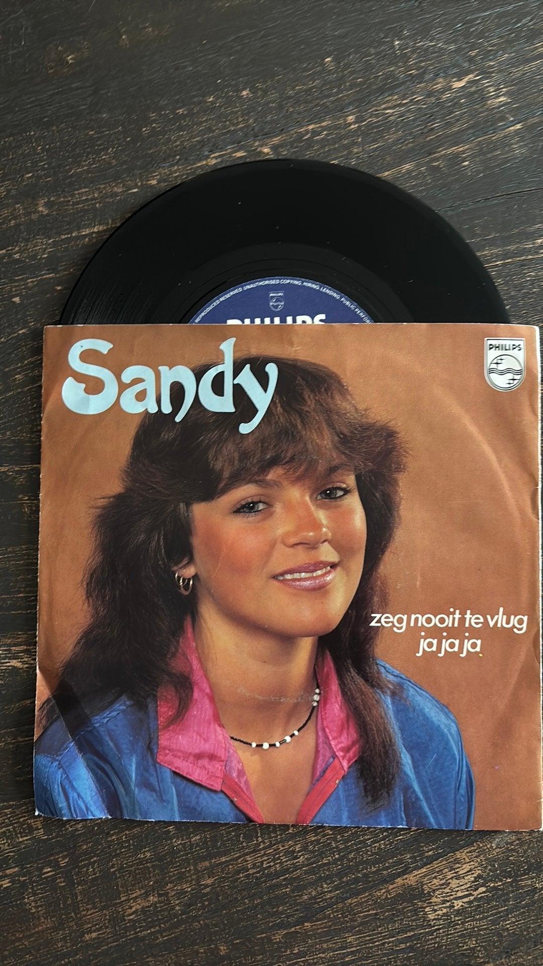 Sandy - Zeg nooit te vlug ja ja ja, Ophalen of Verzenden, Zo goed als nieuw, Nederlandstalig