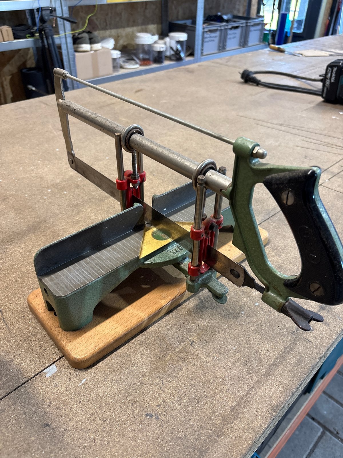 Ulmia verstekzaag 348 - Vintage precisie voor houtbewerking, Gebruikt, ., Ophalen of Verzenden, Ulmia