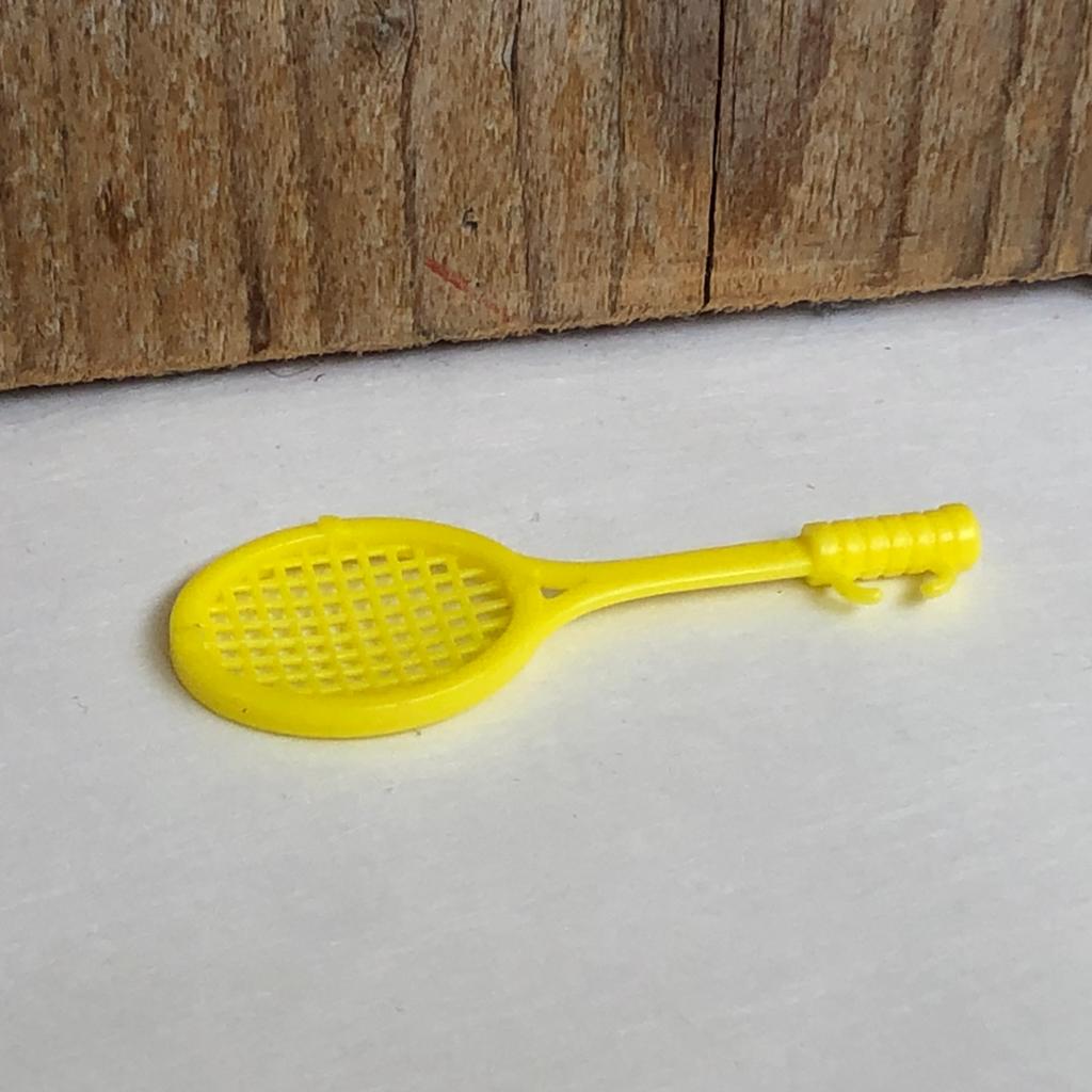 Geel vintage tennis raket, Ophalen of Verzenden, Zo goed als nieuw