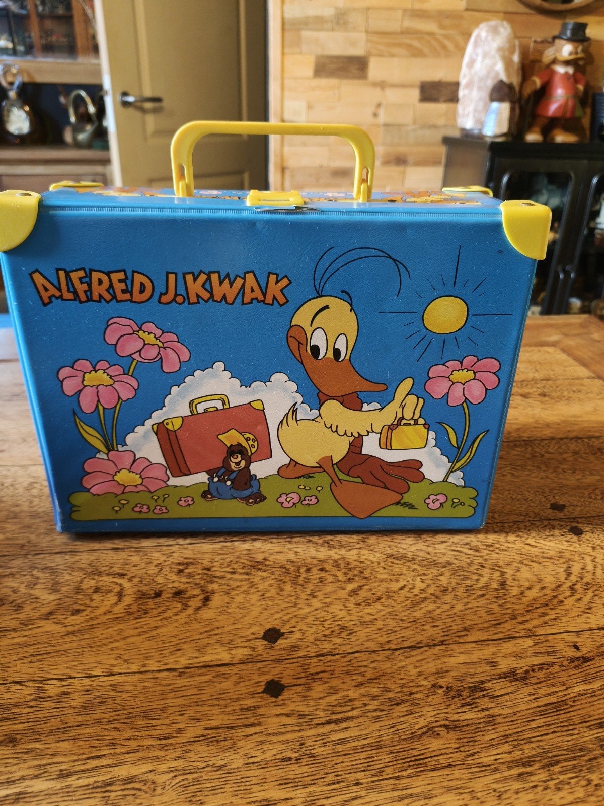Vintage Alfred J. Kwak Koffer - Jaren '80 Kinderkoffer, Ophalen of Verzenden, Gebruikt, Jongen of Meisje