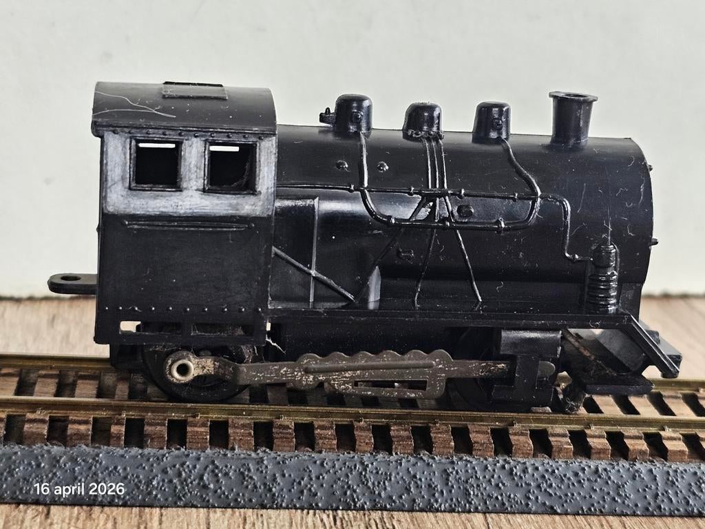 Modeltrein Ho stoomlok made in Hong Kong, Ophalen of Verzenden, Gelijkstroom, Locomotief, Roco