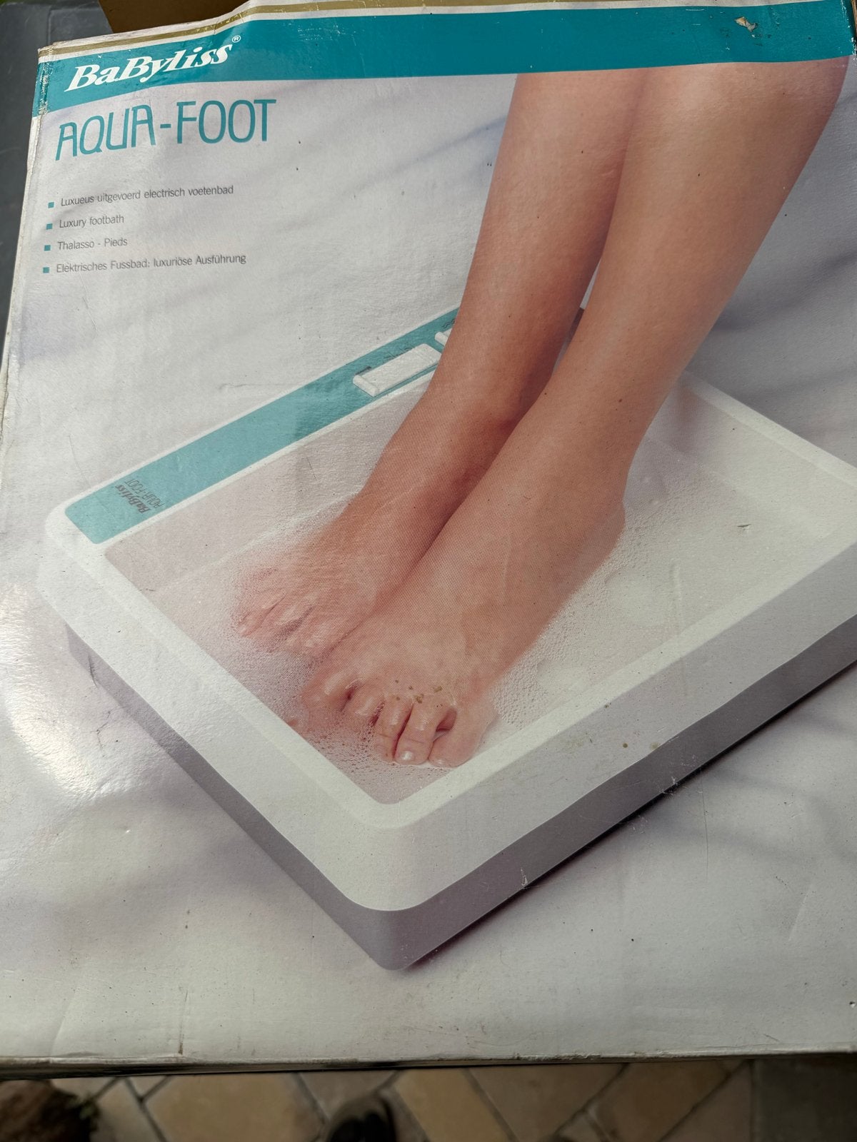 BaByliss Aqua-Foot Voetenbad - Ontspanning voor uw voeten, Ophalen, Gebruikt, Hand- en Voetverzorging