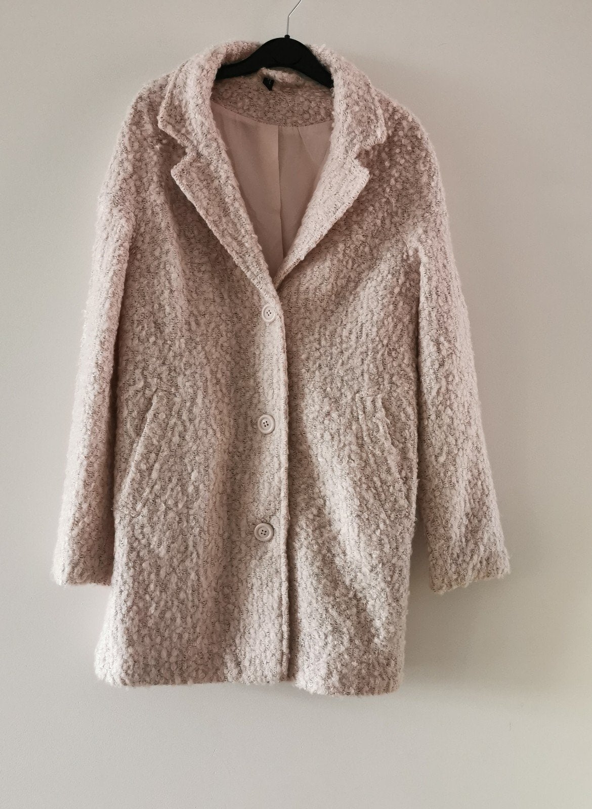 H&M boucle jas mt. 38, Maat 38/40 (M), H&M, Verzenden, Nieuw