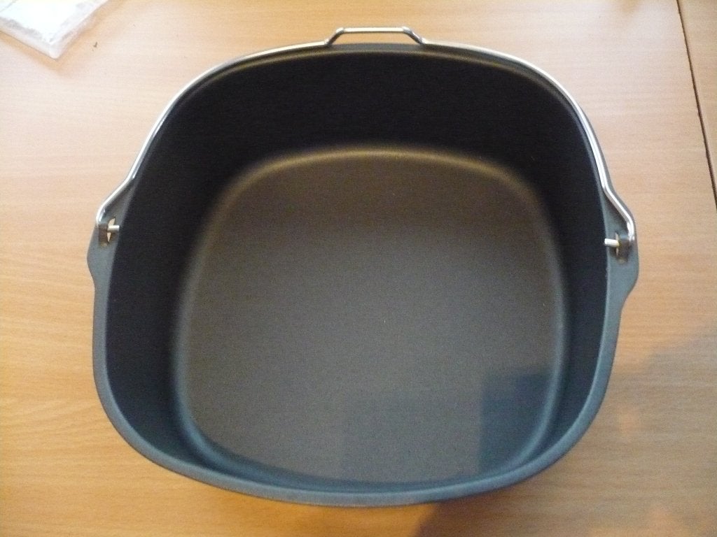 Airfryer binnenpan, Ophalen, Zo goed als nieuw, Rvs, Pannenset