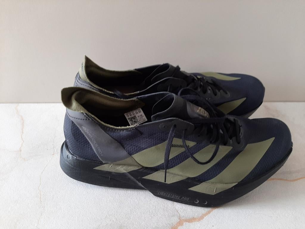 Adidas Adizero Adios Pro 4 hardloopschoenen, Ophalen of Verzenden, Zo goed als nieuw, Hardloopschoenen, Adidas