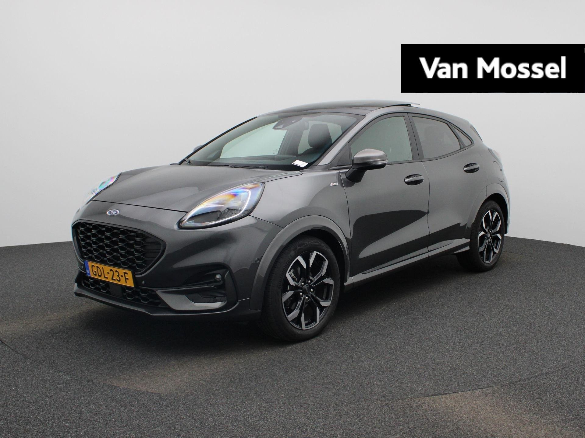 Ford Puma 1.0 EcoBoost Hybrid ST-Line X Panoramadak | Schuif, Auto's, Voorwielaandrijving, 12 maanden, 125 pk, Euro 6