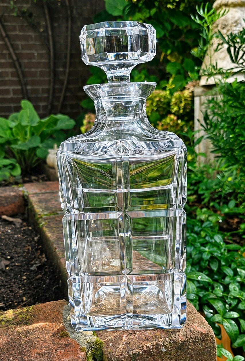 zware vintage whiskey karaf, Ophalen of Verzenden