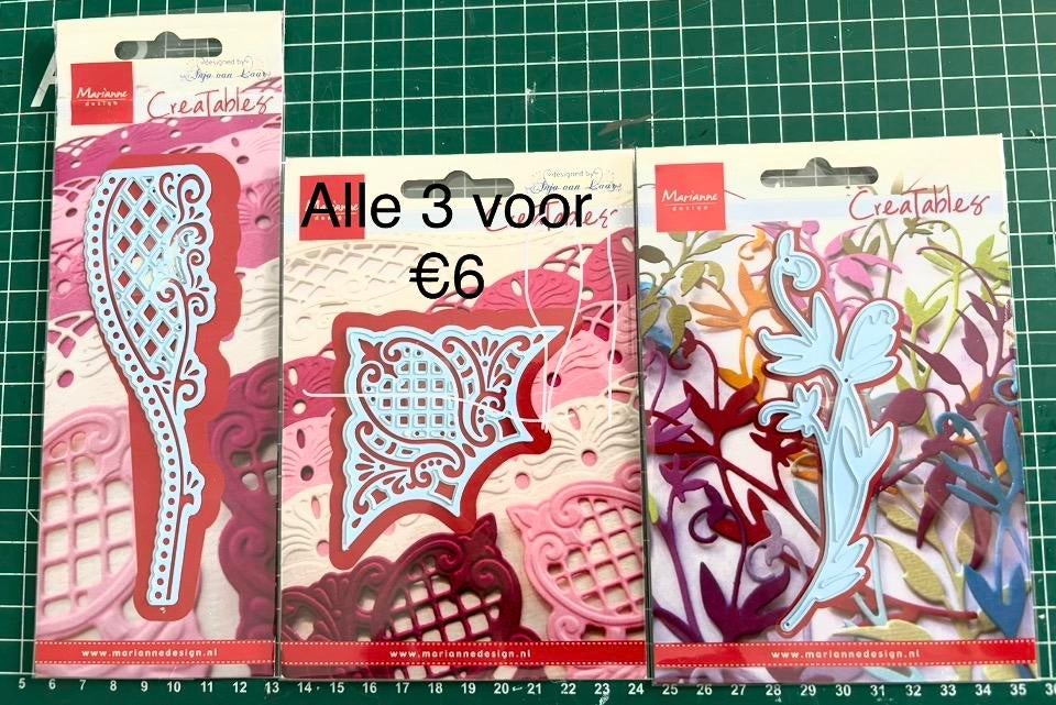 Marianne Design Creatables - 3 stuks, Ophalen of Verzenden, Nieuw, Overige thema's, Pons of Mal