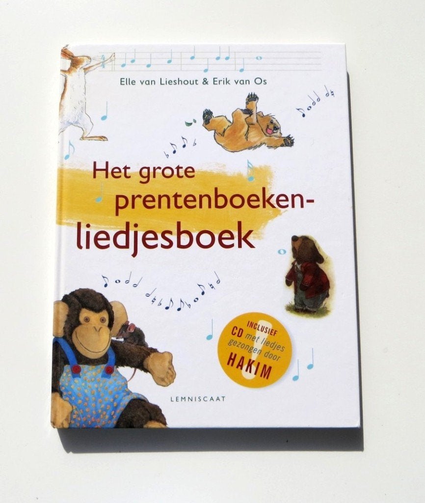 Lemniscaat 2439: Het grote prentenboeken-liedjesboek 3+, 3 tot 4 jaar, Elle van Lieshout & Erik van Os, Ophalen of Verzenden, Zo goed als nieuw