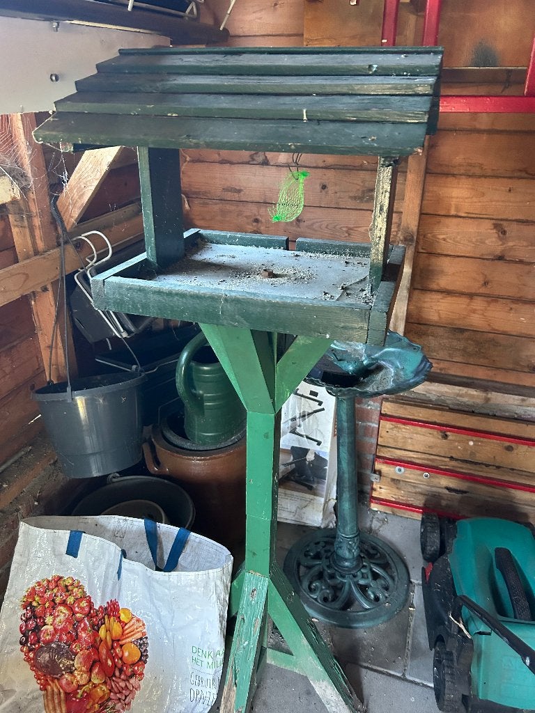 Groot vogelvoederhuis, Tuin en Terras, Ophalen, Gebruikt