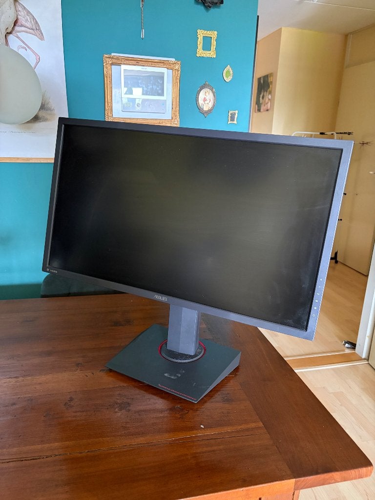 Asus MG28QU 4K 28 inch monitor, Gebruikt, In hoogte verstelbaar, ASUS (monitor), Ultra HD (4K)