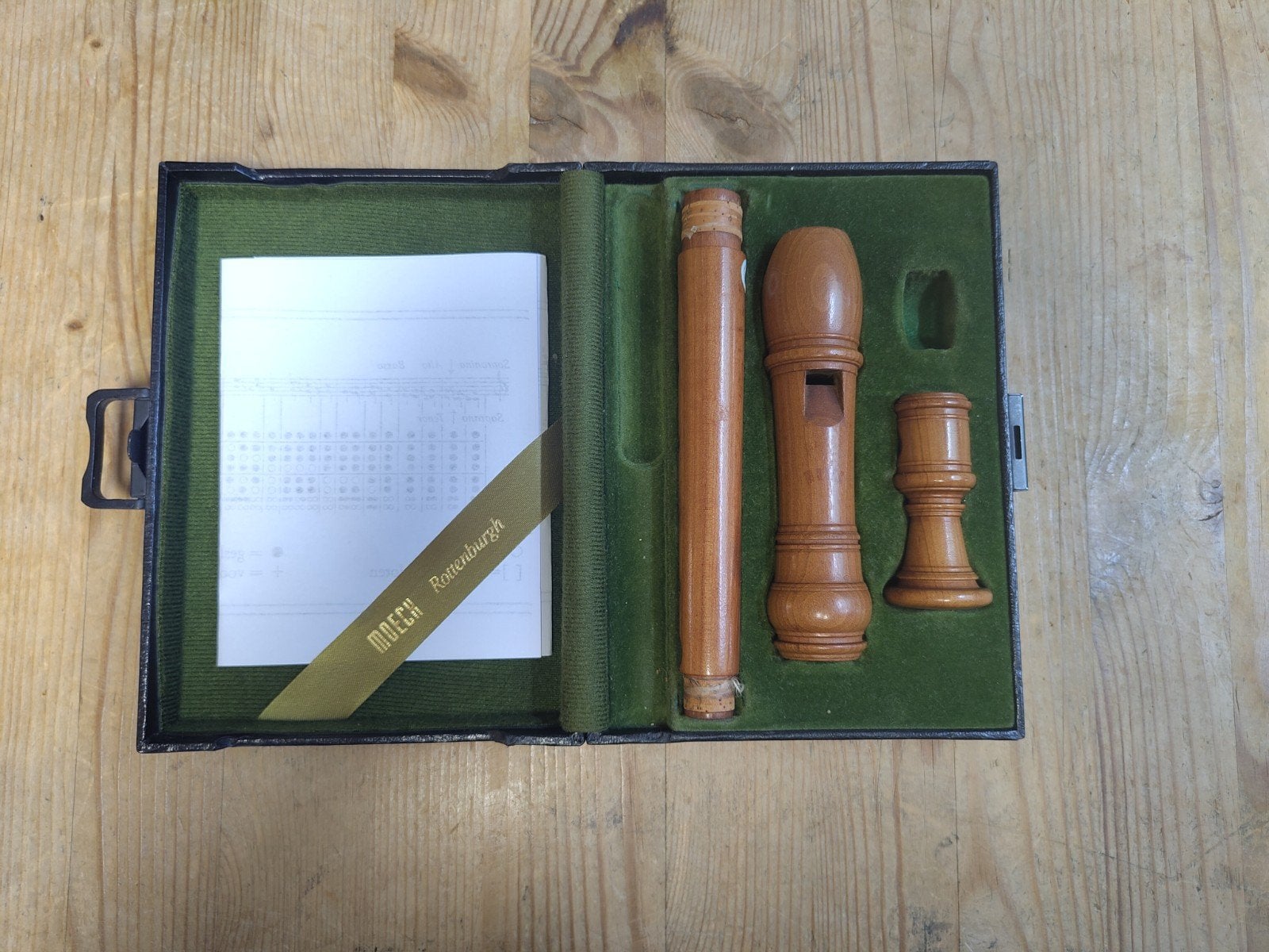 Moeck Fluit - In goede staat met koffer, Ophalen, Gebruikt, Met koffer, hoes of etui