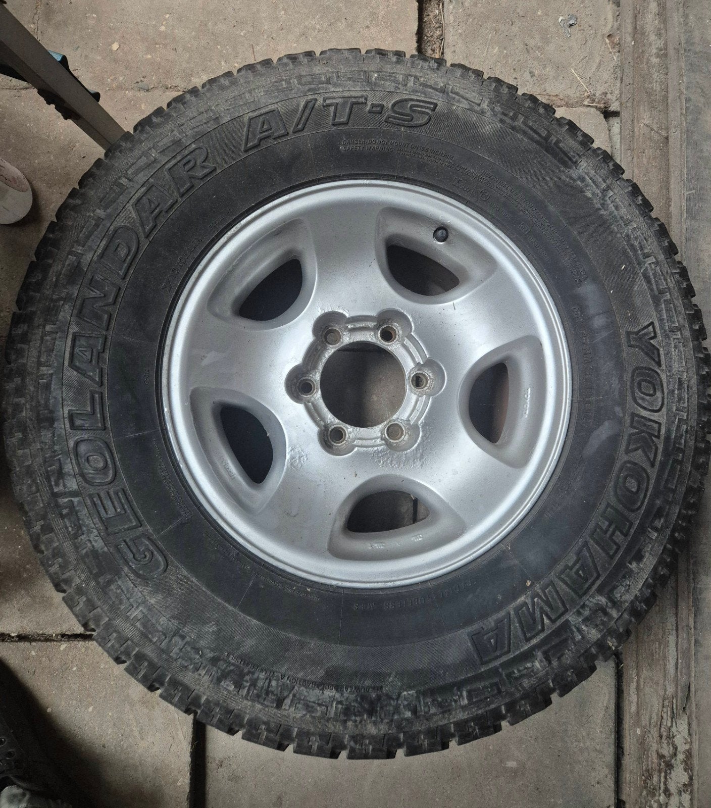 Landcruiser 80 OEM aluminium velgen, Ophalen