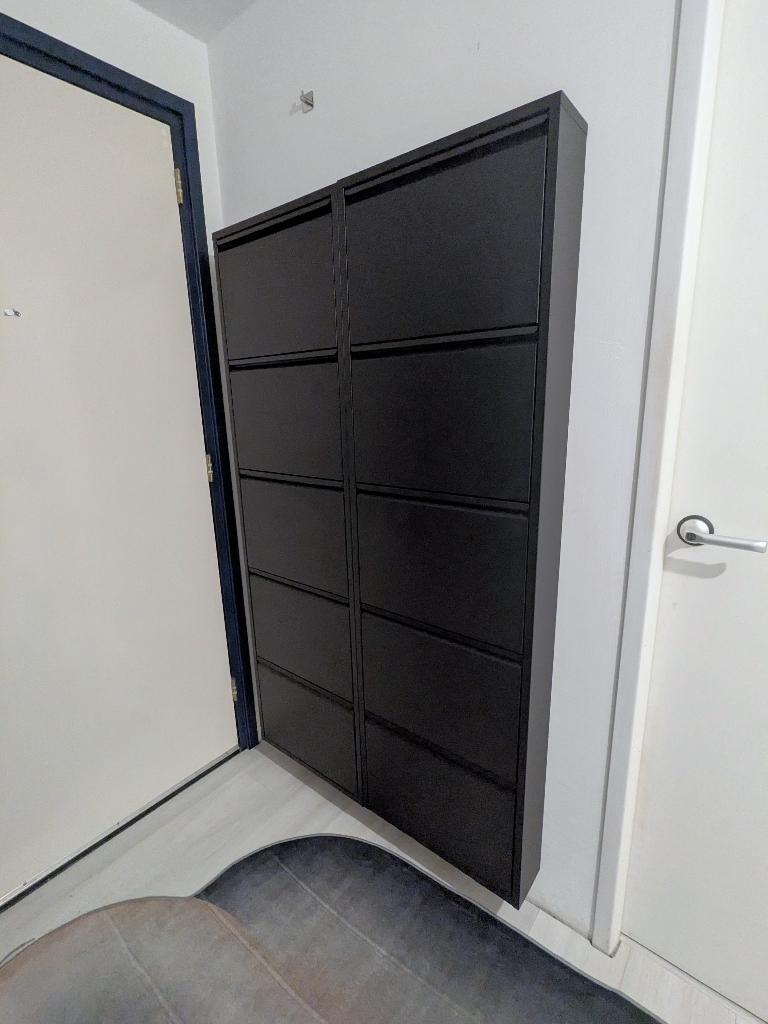 2X Wall Shoe Cabinets, Ophalen, Zo goed als nieuw