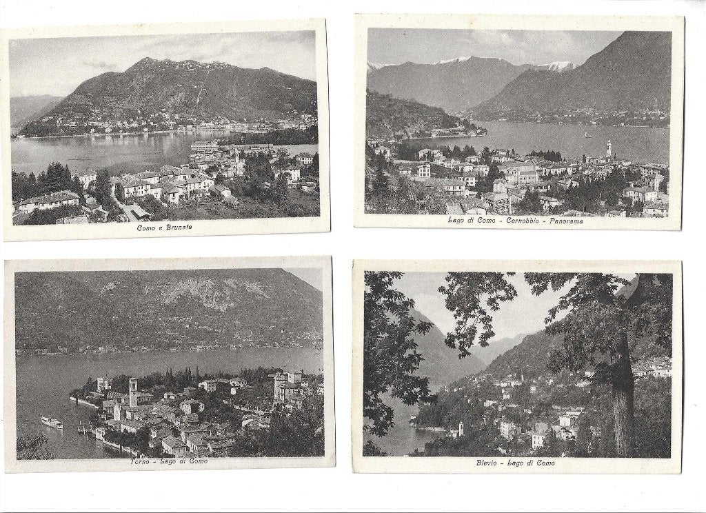brunafe   torno  cernobbio   como  goudstikker 1920, Verzenden, Voor 1920, Ongelopen, Italië