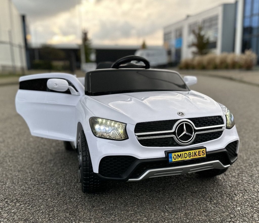 Mercedes GLC Coupe 12v wit RC - Leder zit - Rubberband!, Ophalen of Verzenden, Nieuw, Overige typen