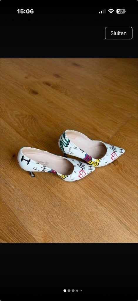 dames pumps Peter Kaiser maat 36, Peter Kaiser, Pumps, Wit, Ophalen of Verzenden