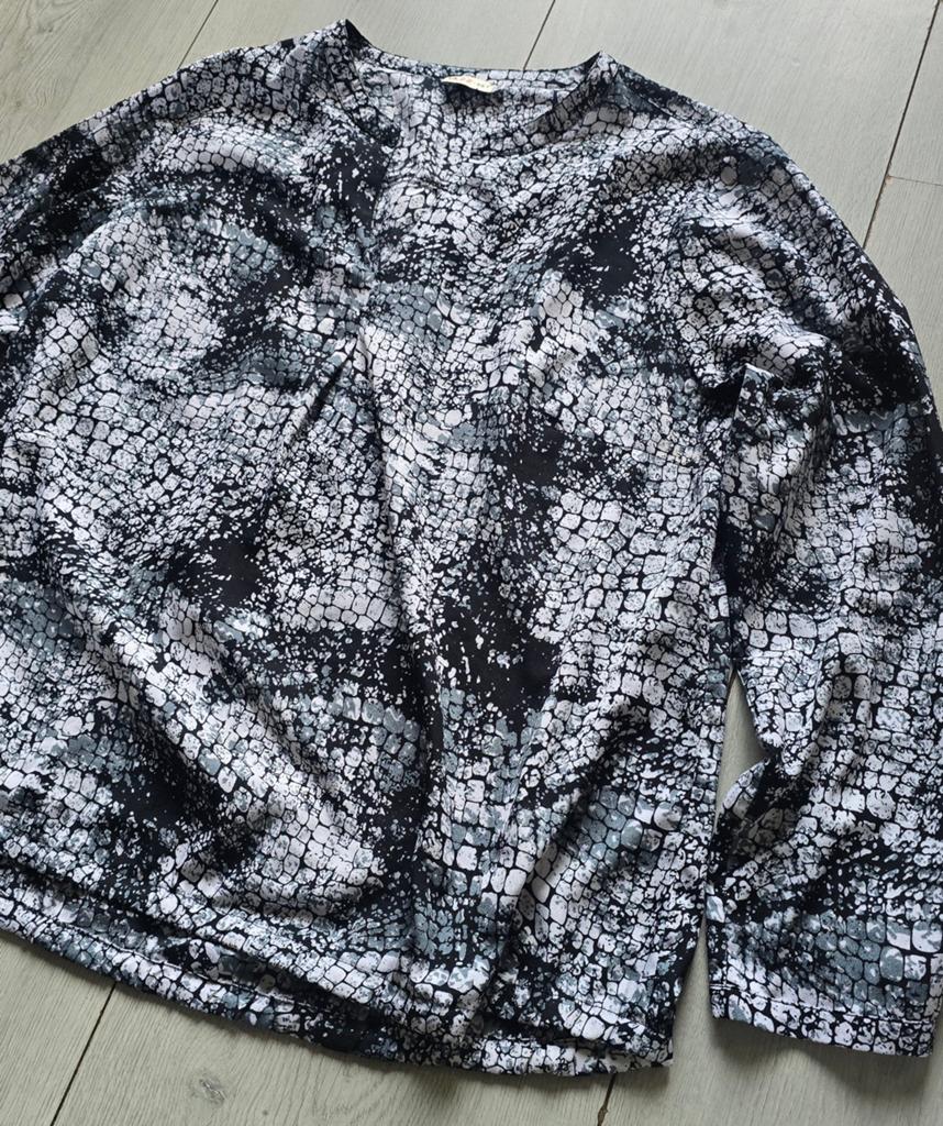YAZZ-SET XXL Blouse met Slangenprint, YAZZ-SET, Zwart, Maat 46/48 (XL) of groter, Ophalen of Verzenden