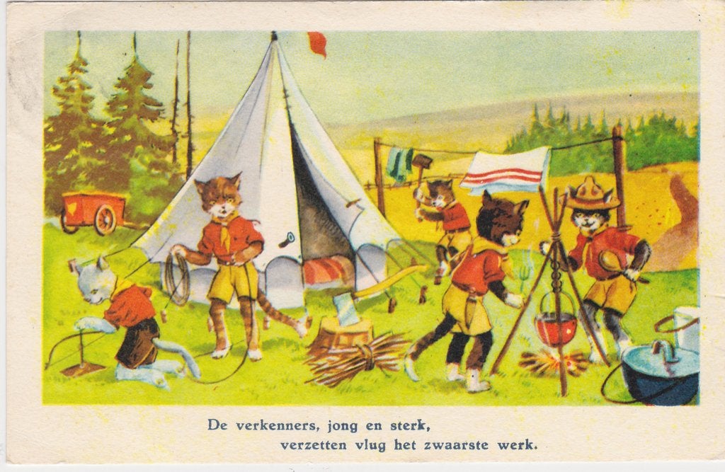 Oude ansichtkaarten en prentjes, Ophalen of Verzenden, Voor 1920