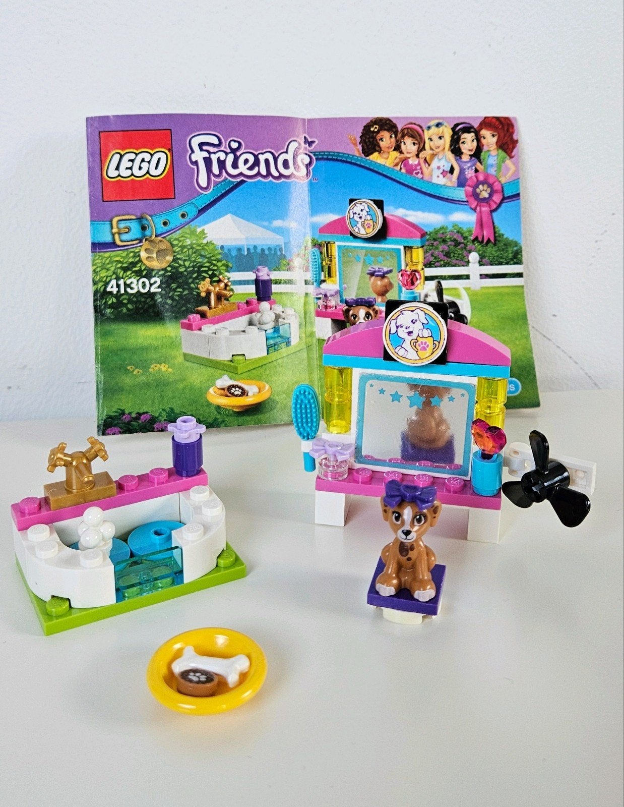LEGO Friends 41302 Hondenverzorging compleet met boekje, Ophalen of Verzenden, Gebruikt