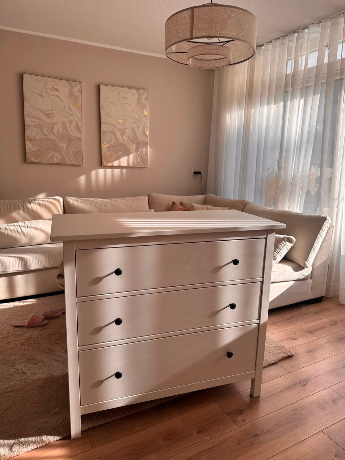 IKEA Hemnes Ladekast met 3 laden - Gebruikt, Huis en Inrichting, Kasten | Ladekasten, Ophalen, Gebruikt, 100 tot 150 cm, 50 tot 100 cm