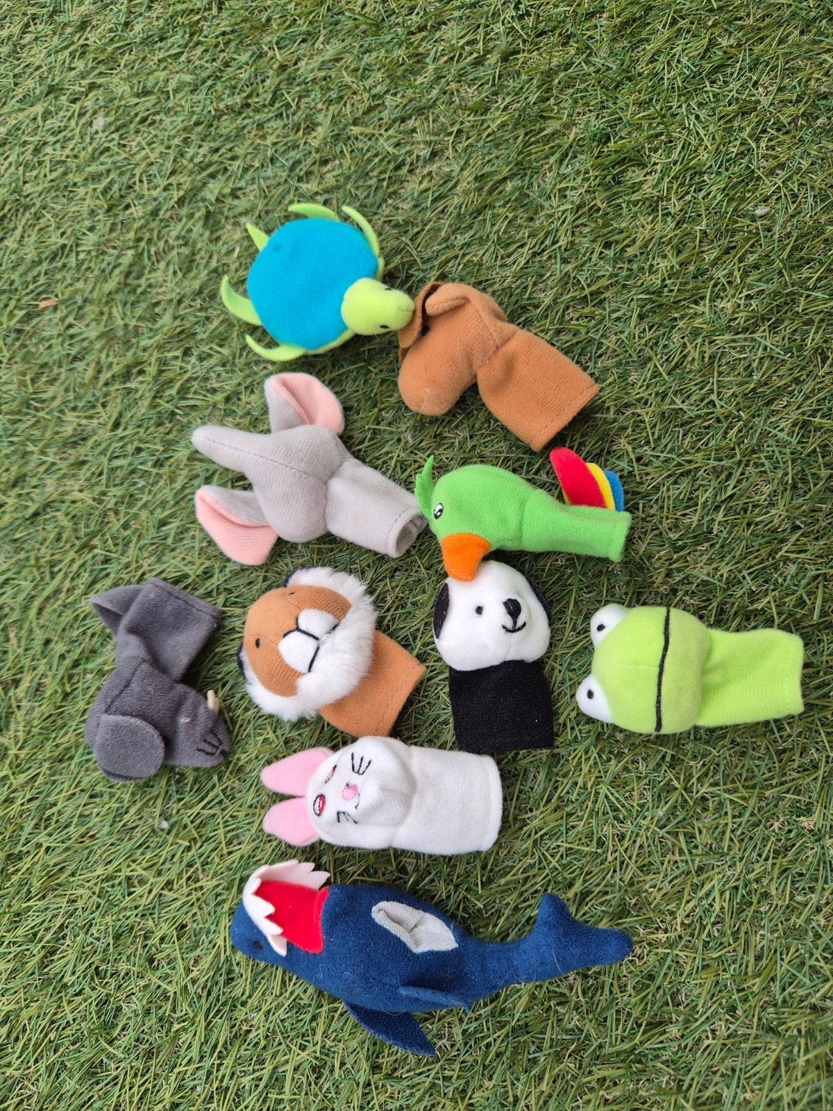 vingerpopset, handpop voor kinderen, Ophalen of Verzenden, Zo goed als nieuw