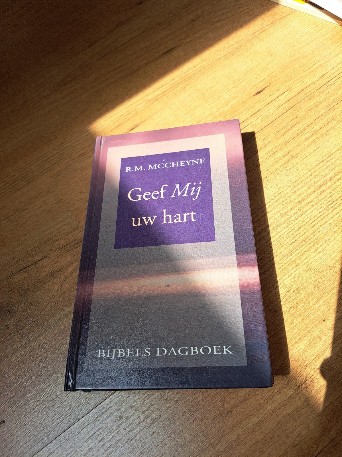 Geef Mij uw hart - Bijbels Dagboek door R.M. McCheyne, Ophalen of Verzenden, Zo goed als nieuw, R.M. McCheyne, Christendom | Protestants