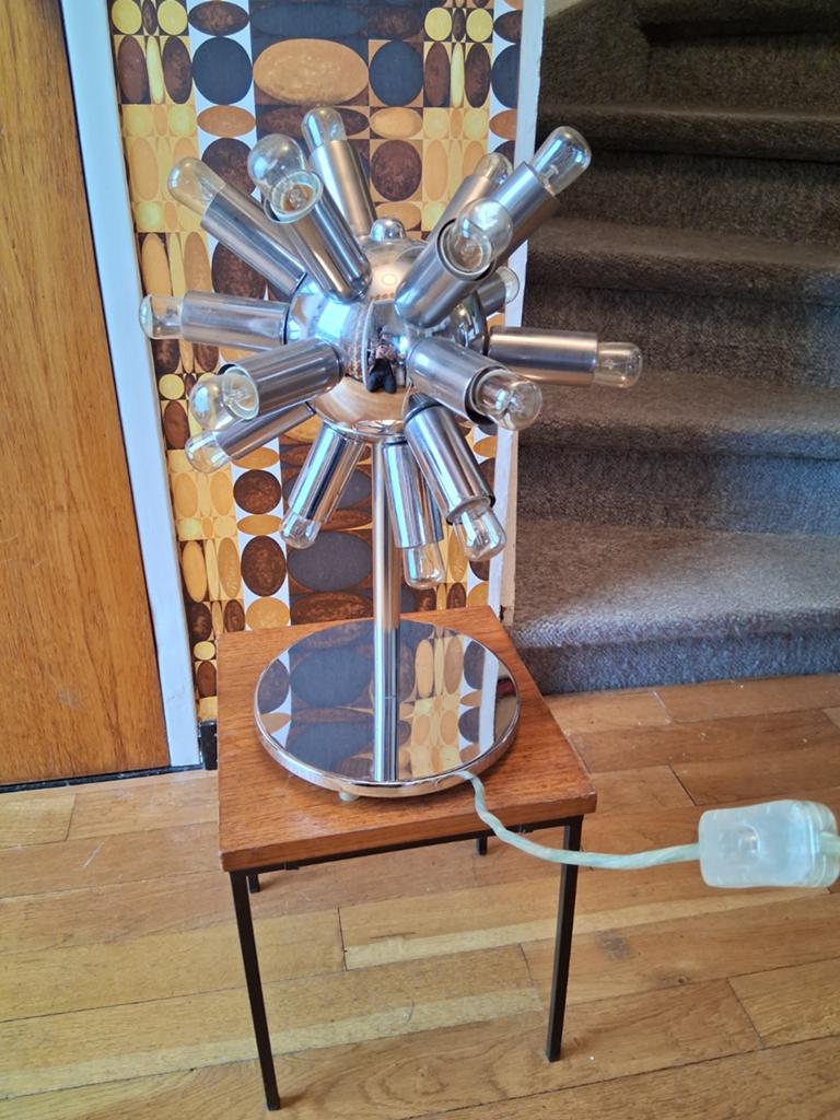 Sputnik Tafel lamp, Ophalen of Verzenden, Gebruikt