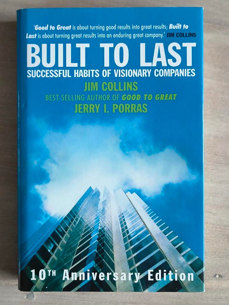 Built to Last - Jim Collins & Jerry I. Porras, Boeken, Ophalen of Verzenden, Zo goed als nieuw, Management, Jim Collins, Jerry I. Porras