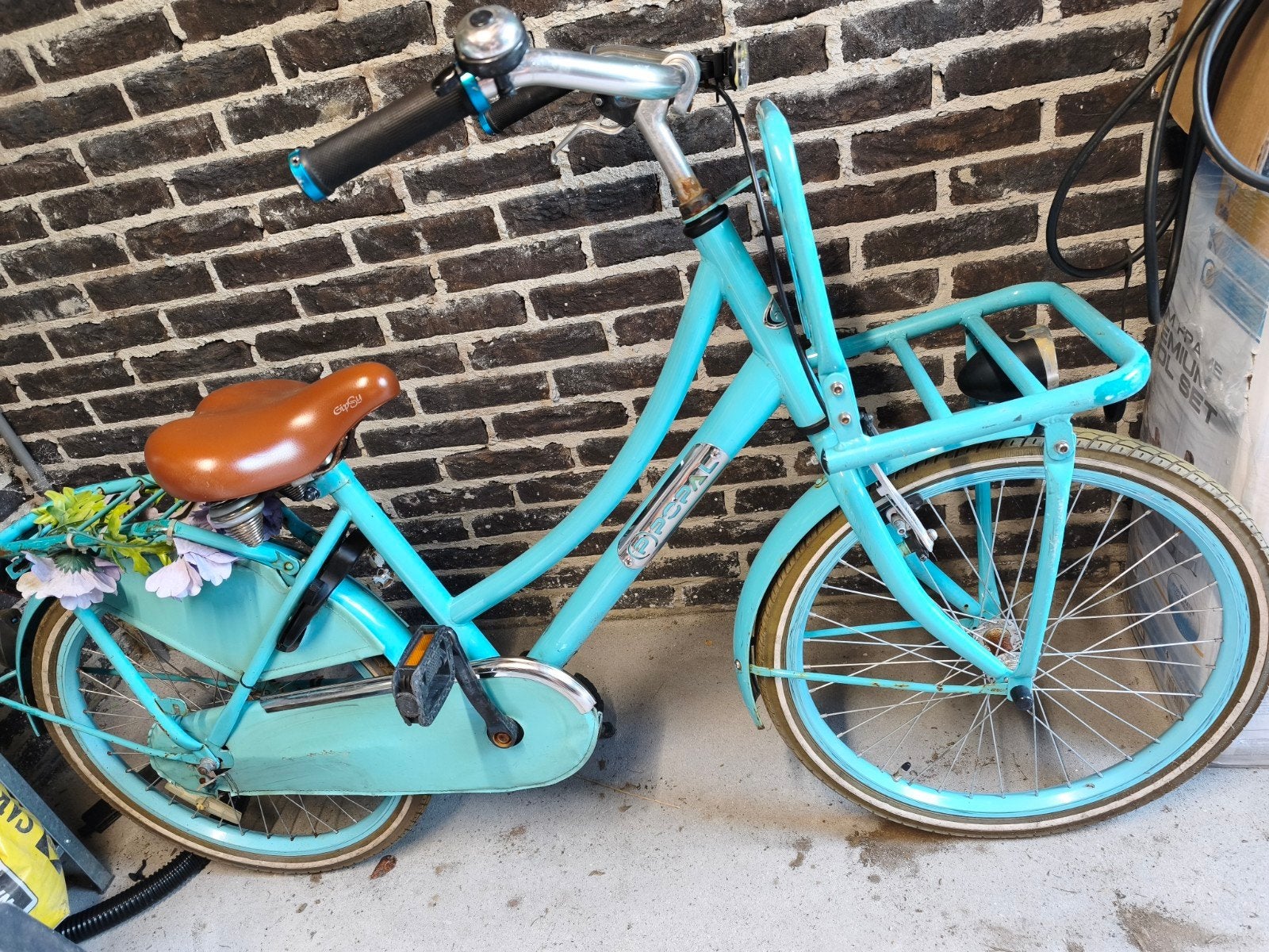 Popal meisjes fiets 22 inch, Fietsen en Brommers, Fietsen | Meisjes, Ophalen, Gebruikt, 22 inch