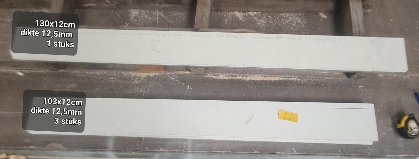 Corex brandwerende stroken., Ophalen, Nieuw, Overige materialen, Minder dan 20 mm