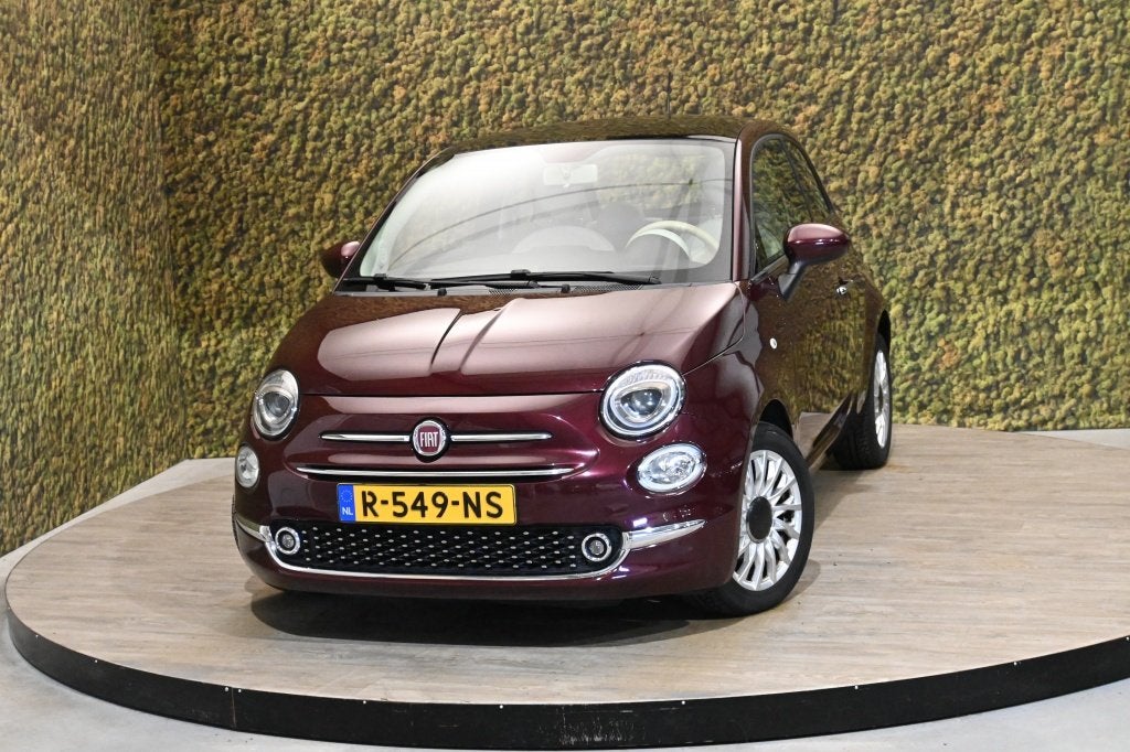 Fiat 500 1.2 Lounge | Carplay | PDC | Airco | Panorama, Voorwielaandrijving, Stof, Gebruikt, 4 cilinders