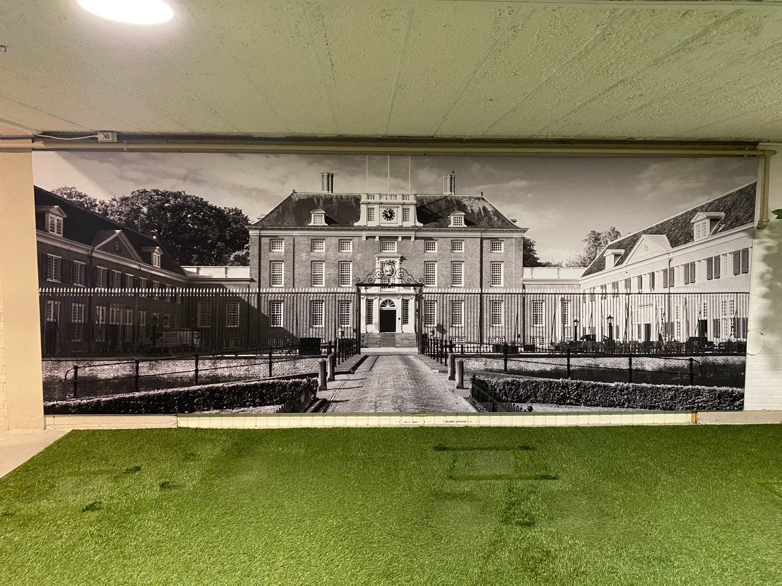 Grote muur visual Slot Zeist, Ophalen, Zo goed als nieuw, 125 cm of meer, Print