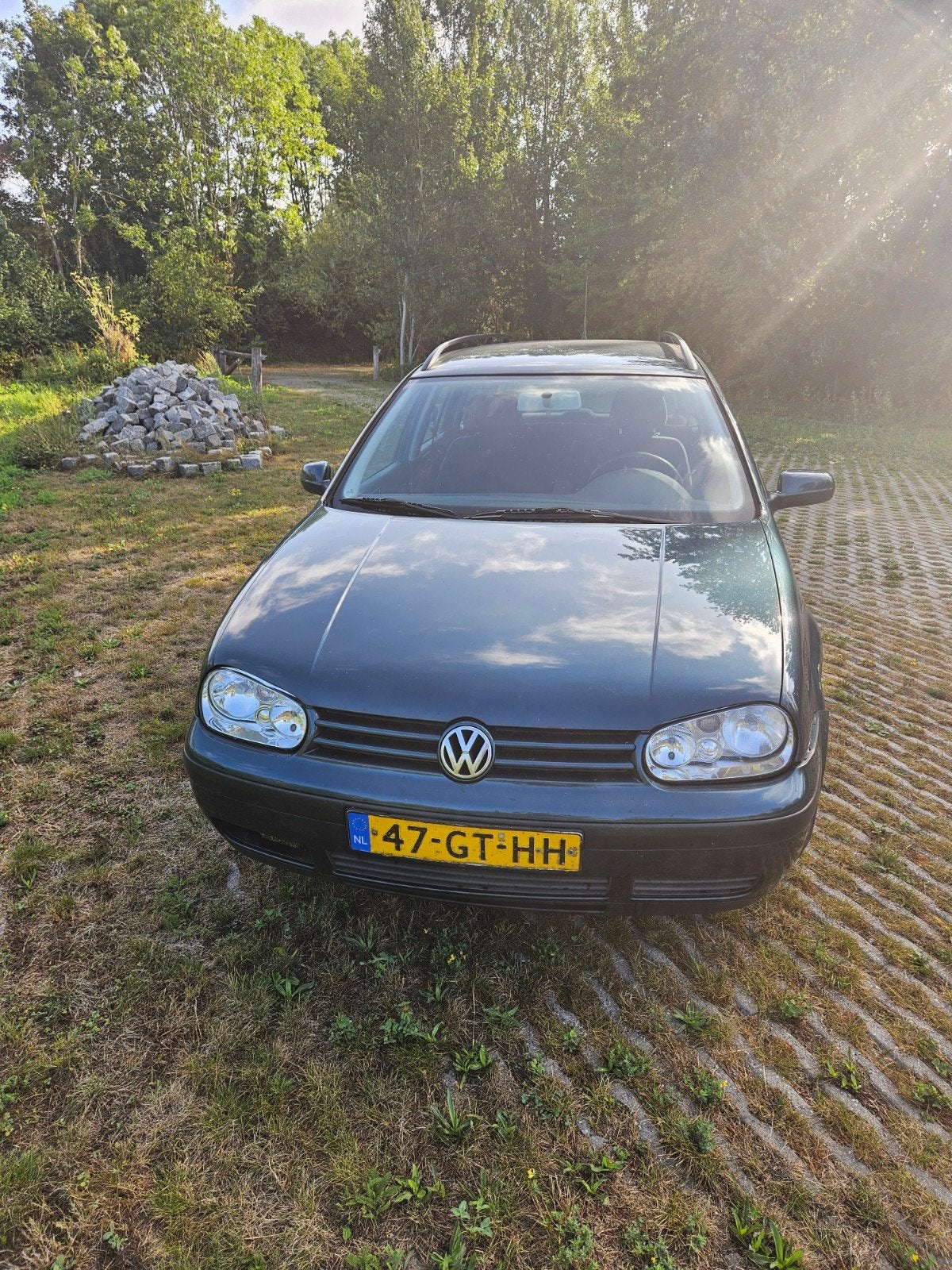 Volkswagen Golf 1.6 Variant 77KW 2001 Groen, Auto's, Boordcomputer, Grijs, Euro 4, 1598 cc